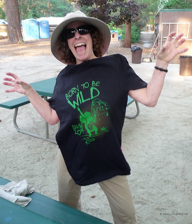 Jayne Davis Sporting The 2014 Shirt